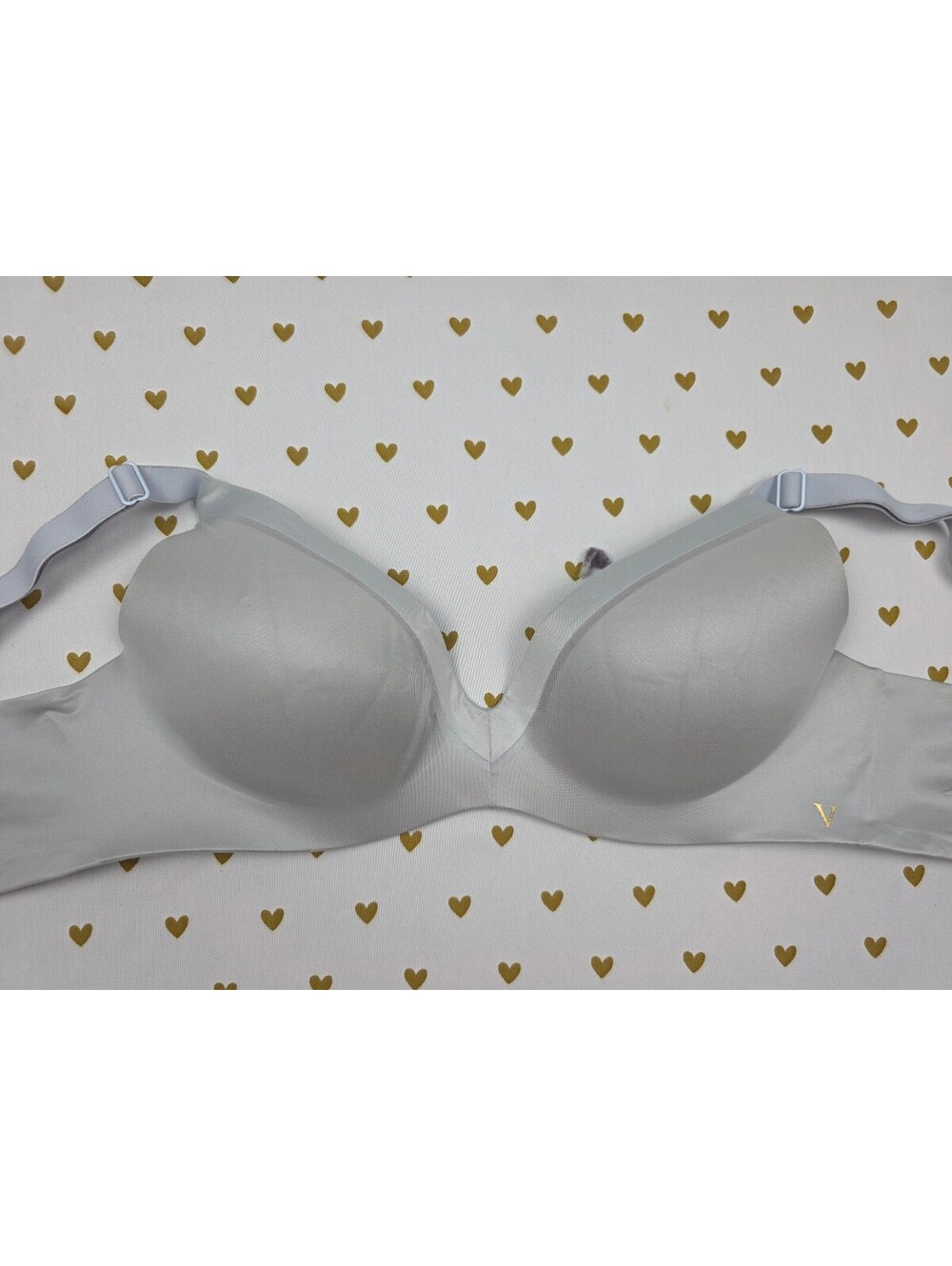 Victorias Secret Blue Wireless No wire Perfect Shape Bra 34B